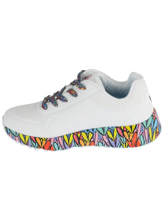 Skechers Skechers Sneakersy Uno Lite - Subtle Love Biały