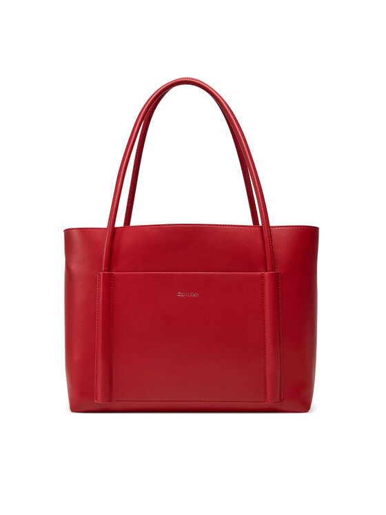 Calvin Klein Calvin Klein Τσάντα Ck Linn Medium Shopper K60K613110 Κόκκινο