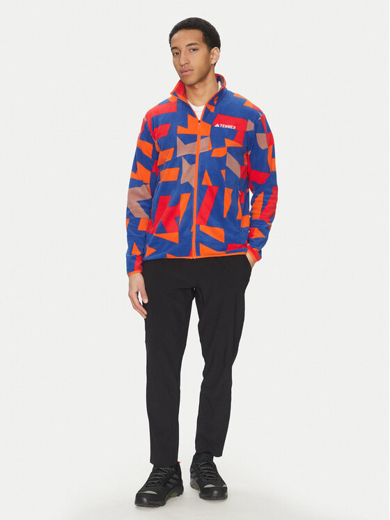 adidas adidas Felpa di pile Terrex Multi Printed JE3917 Multicolore Regular Fit