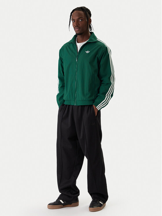 adidas adidas Bluza Firebird KC8018 Zielony Regular Fit