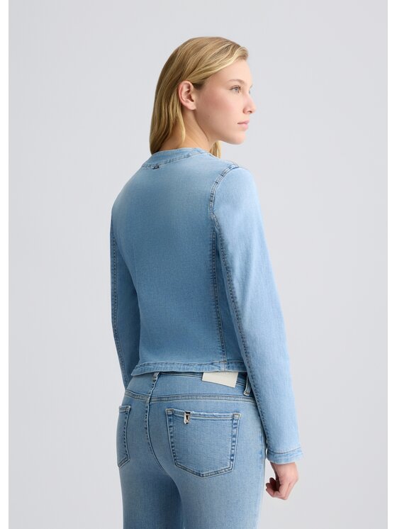 Liu Jo Liu Jo Giacca di jeans UA5135D444878861 Celeste Regular Fit