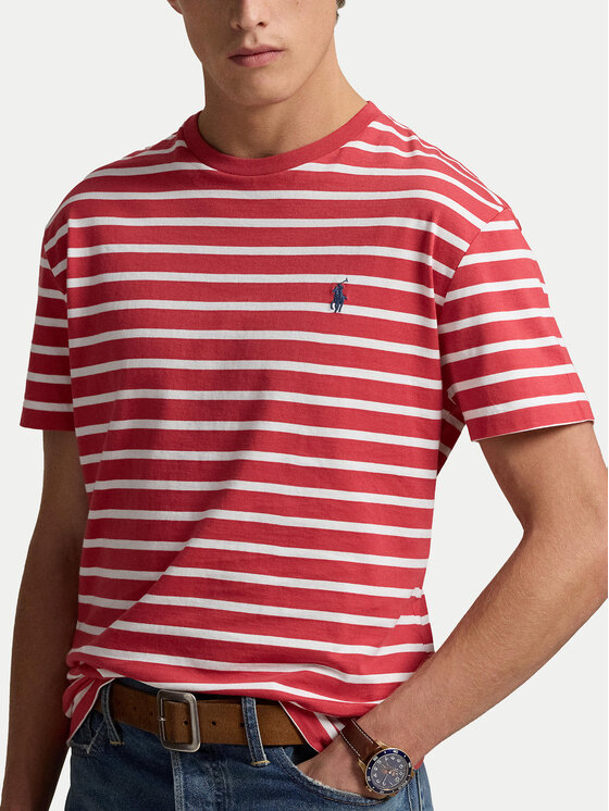 Polo Ralph Lauren Polo Ralph Lauren Majica 710938134005 Rdeča Slim Fit