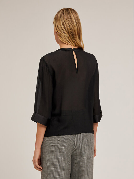 Motivi Motivi Blusa 2770W000691N033 Nero Regular Fit