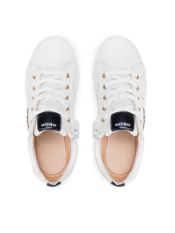 Geox Geox Sneakersy J Kathe G. F J16EUF 00085 C0899 M Biały