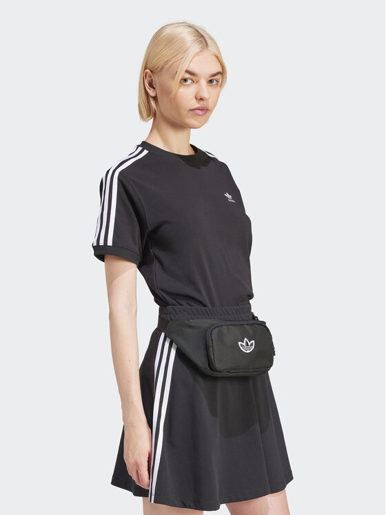 adidas adidas Póló 3-Stripes IU2420 Fekete Regular Fit