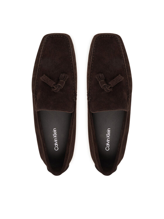 Calvin Klein Calvin Klein Mocasini Driver Tassels Su HM0HM02028 Maro