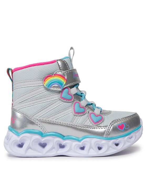 Skechers Zābaki Heart Lights Sweet Styling 302668L/SMLT Sudraba