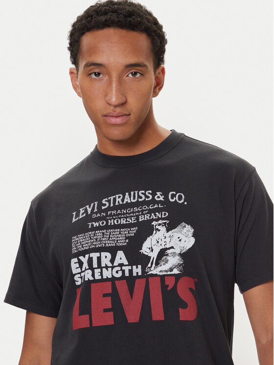 Levi's® Levi's® T-krekls 87373-0224 Melns Relaxed Fit