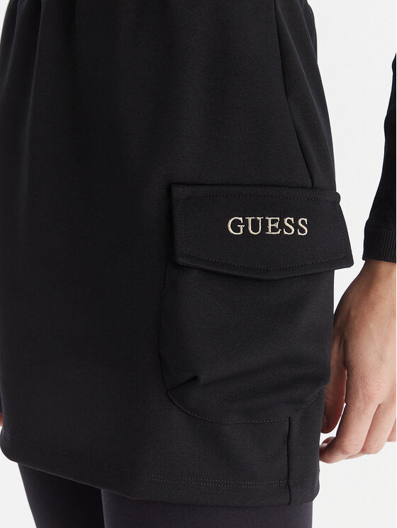 Guess Guess Miniszoknya V5YD04 KCX42 Fekete Regular Fit