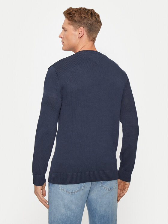 Tommy Jeans Tommy Jeans Sweater Essential DM0DM19429 Sötétkék Slim Fit