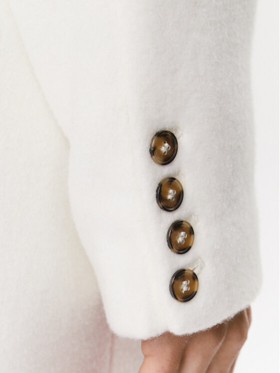 Herskind Herskind Gyapjú kabát Wanda 4575816 Ekru Oversize