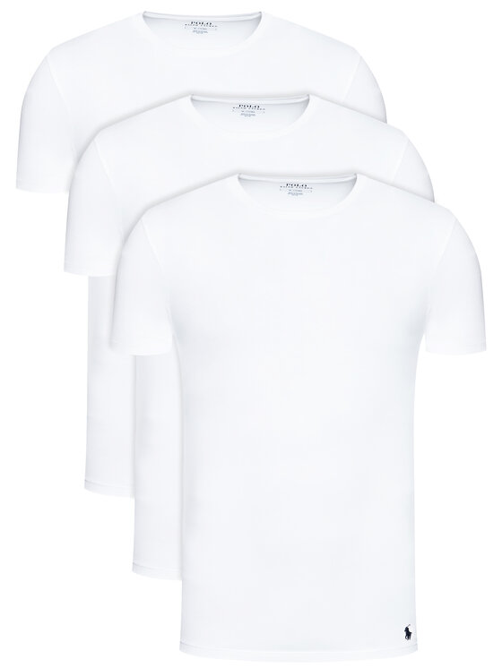 Polo Ralph Lauren Polo Ralph Lauren Komplekt kolmest t-särgist Classic Crew 714830304003 Valge Regular Fit