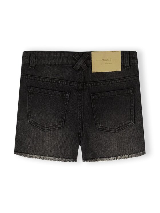 minoti minoti Szorty jeansowe 30SHORT151 Czarny Regular Fit