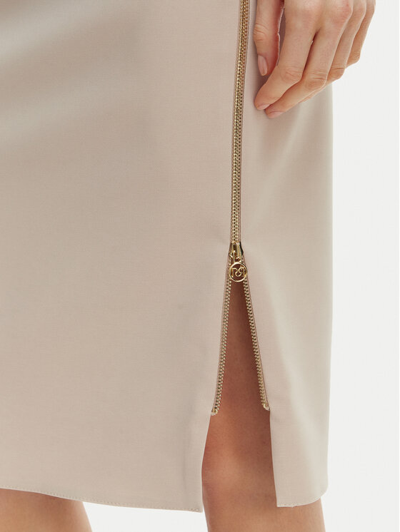 Rinascimento Rinascimento Ravno krilo CFC0127985003 Bež Slim Fit