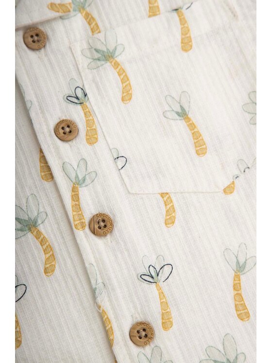 Coccodrillo Coccodrillo Košeľa WC6136201IBN-003 Krémová Regular Fit