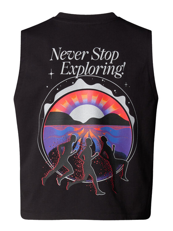 The North Face The North Face T-Shirt Never Stop NF0A8C3E Černá Relaxed Fit
