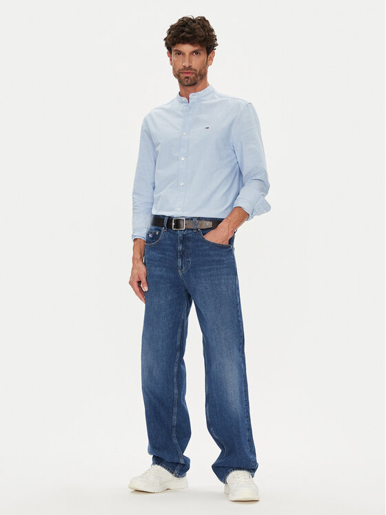 Tommy Jeans Tommy Jeans Košile Essential DM0DM21690 Světle modrá Regular Fit