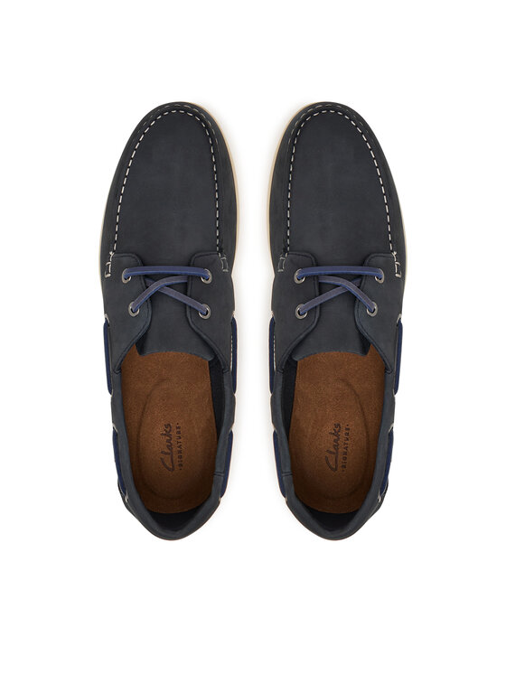 Clarks Clarks Poltopánky Charmouth Lace 26186600 Tmavomodrá