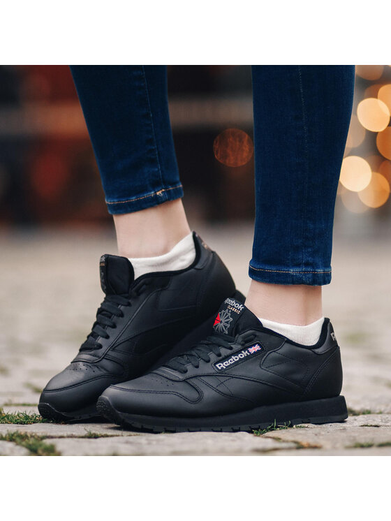 Reebok Reebok Sneakersy Cl Lthr 2267 Čierna