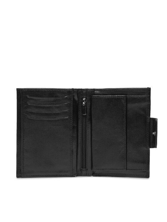 Semi Line Semi Line Große Herren Geldbörse P8261-0 Schwarz