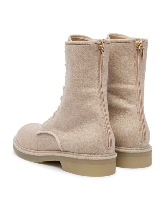 Max Mara Max Mara Polacchine Bakerzip 2524796092600 Beige