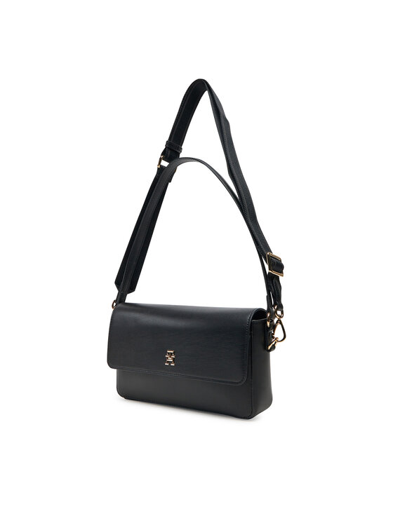 Tommy Hilfiger Tommy Hilfiger Torebka Th Distinct Conv Crossover AW0AW17219 Czarny
