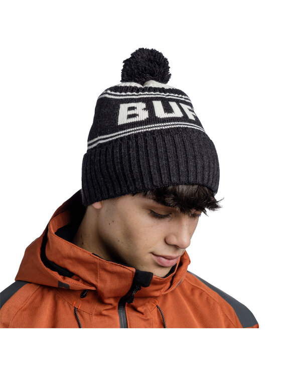 Buff Buff Czapka Buff Knitted Fleece Hat Beanie Czarny
