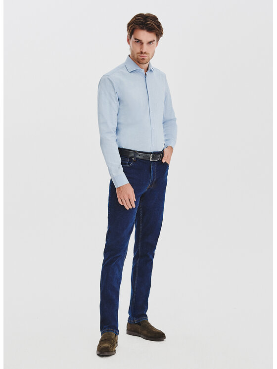 Pako Lorente Pako Lorente Koszula P25WF-1X-015 Niebieski Slim Fit