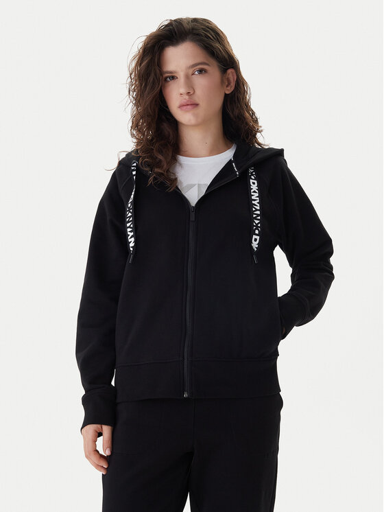 DKNY Sport Bluză DP5J9510 Negru Relaxed Fit