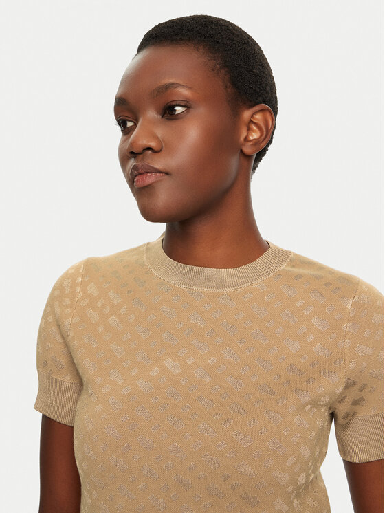 BOSS BOSS Pullover 50542290 Beige Regular Fit