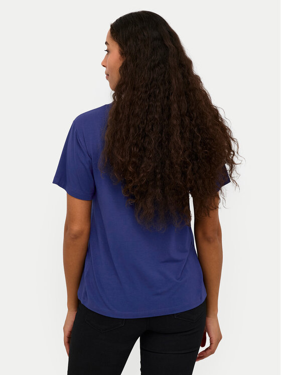 Kaffe Kaffe Tricou 10508581 Albastru Regular Fit