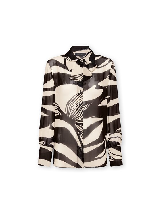 Elena Mirò Elena Mirò Camicia 5007P000300N001 Nero Regular Fit