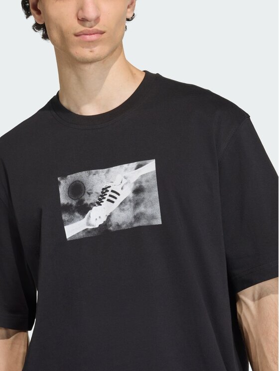 adidas adidas T-Shirt FRANCHISE TEE Czarny Loose Fit