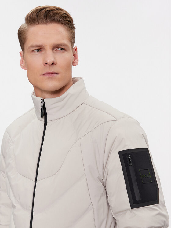 BOSS BOSS Pūkinė striukė J_Titanium 50505233 Smėlio Regular Fit