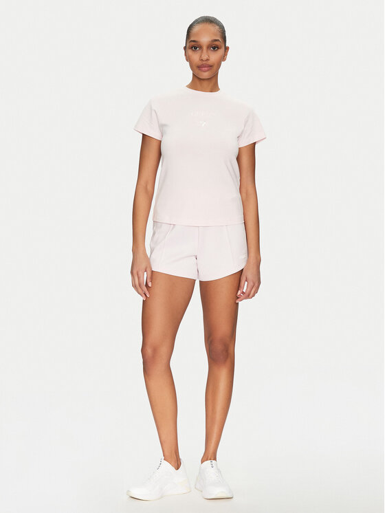 Guess Guess Тишърт V4YI21 KCDH1 Розов Slim Fit