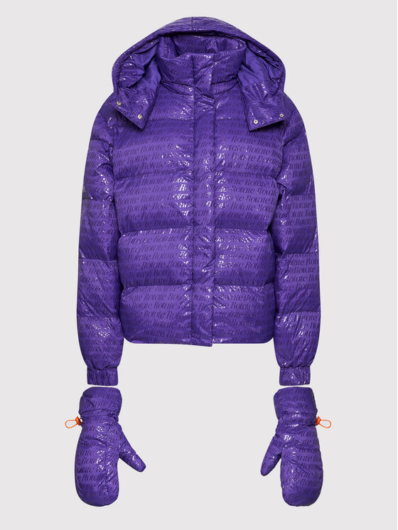 ROTATE ROTATE Kurtka zimowa Tina RT784 Fioletowy Oversize