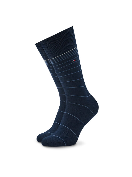 Tommy Hilfiger Tommy Hilfiger Dlhé ponožky 701220146 Tmavomodrá