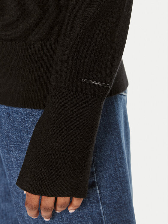 Calvin Klein Calvin Klein Džemper K20K207575 Crna Regular Fit