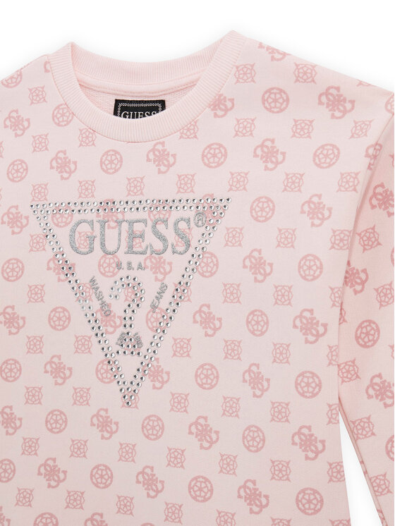Guess Guess Igapäevane kleit K5BK18 KAD74 Roosa Regular Fit