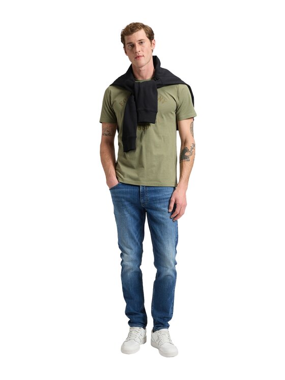 Lee Lee Jeansy 112386552 Niebieski Skinny Fit