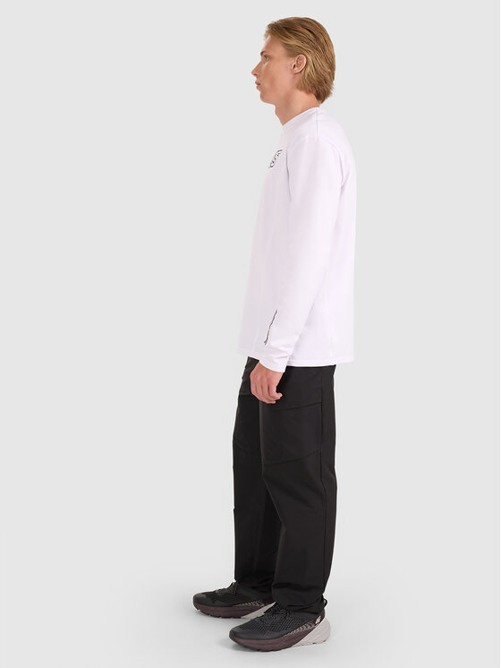 4F 4F Longsleeve TEAMWEAR Biały Regular Fit