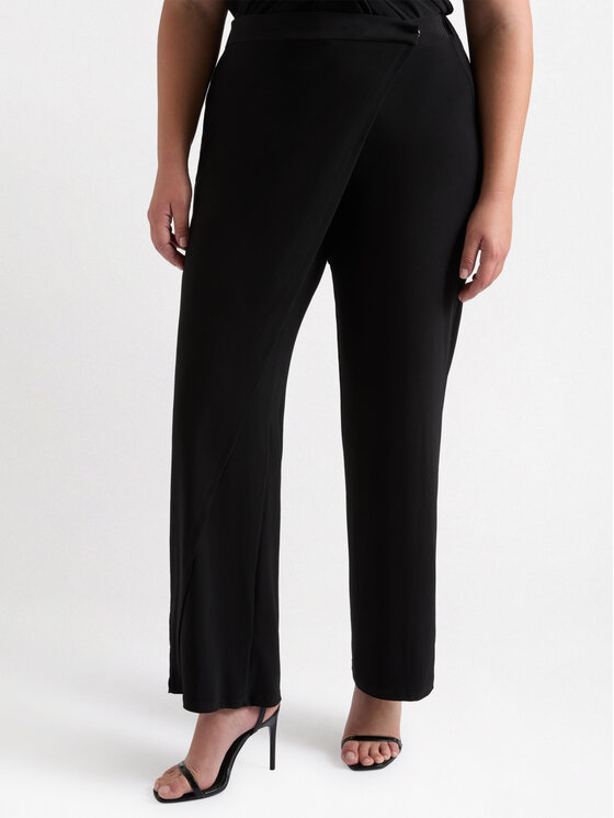 Fiorella Rubino Fiorella Rubino Spodnie materiałowe P811L002095N033 Czarny Regular Fit