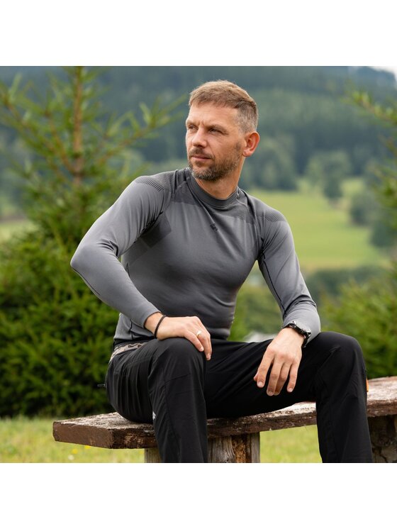 Alpinus Alpinus Komplet bielizny termoaktywnej Hemis Set Szary