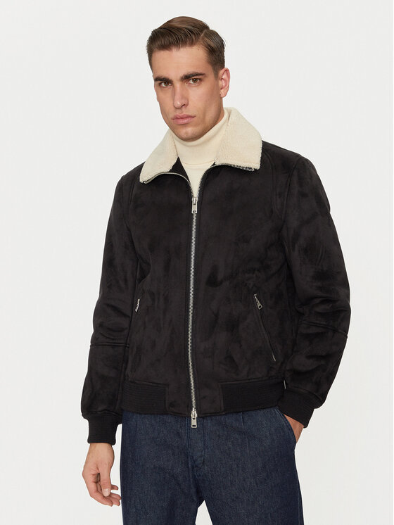 Liu Jo Liu Jo Cappotto in shearling QF4097 E0925 Nero Regular Fit