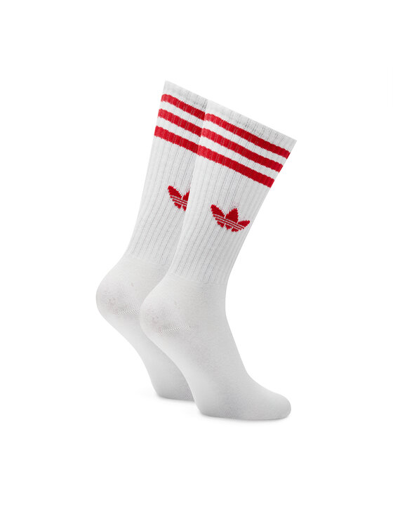 adidas adidas Σετ 3 ζευγάρια ψηλές κάλτσες unisex IX7504 Λευκό