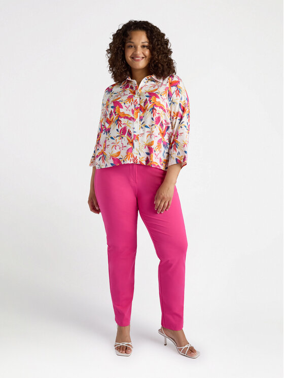 Fiorella Rubino Fiorella Rubino Camicia 5041T001384N0S1 Rosa Boxy Fit
