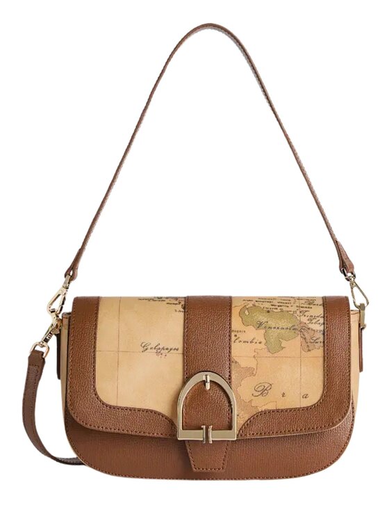 Alviero Martini Prima Classe Alviero Martini Prima Classe Borsa Tracolla con patta Marrone