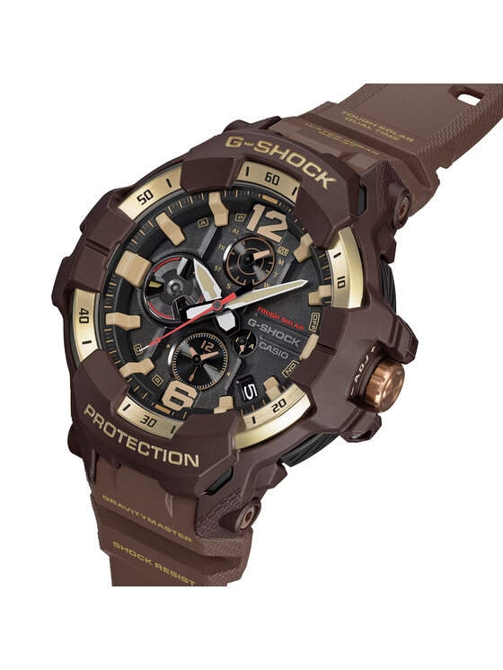 Casio Casio Zegarek GR-B300H-5AER Brązowy