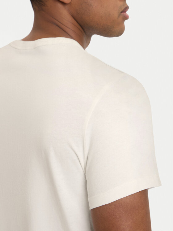 Parajumpers Parajumpers T-shirt Elio 26SMPMTSRJ02 Bianco Regular Fit