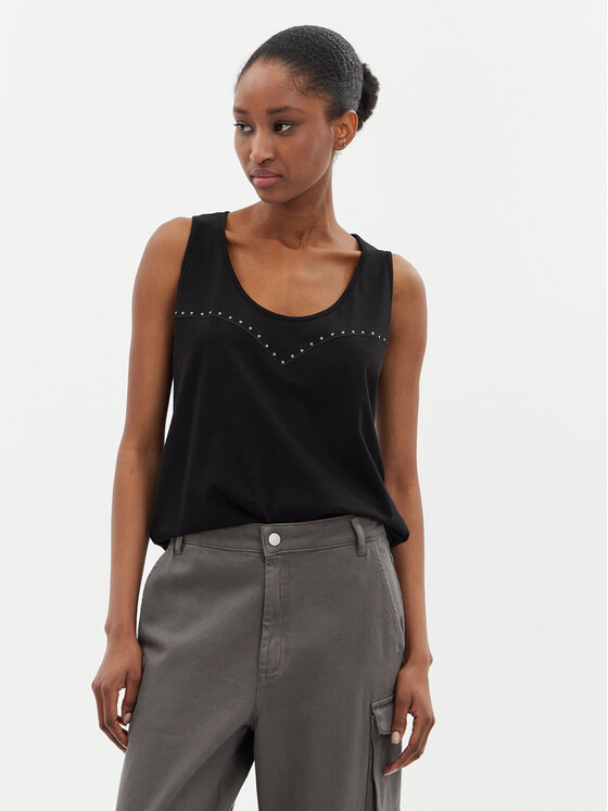 PINKO Pinko Top Duplicity 103729 A1XR Negru Regular Fit